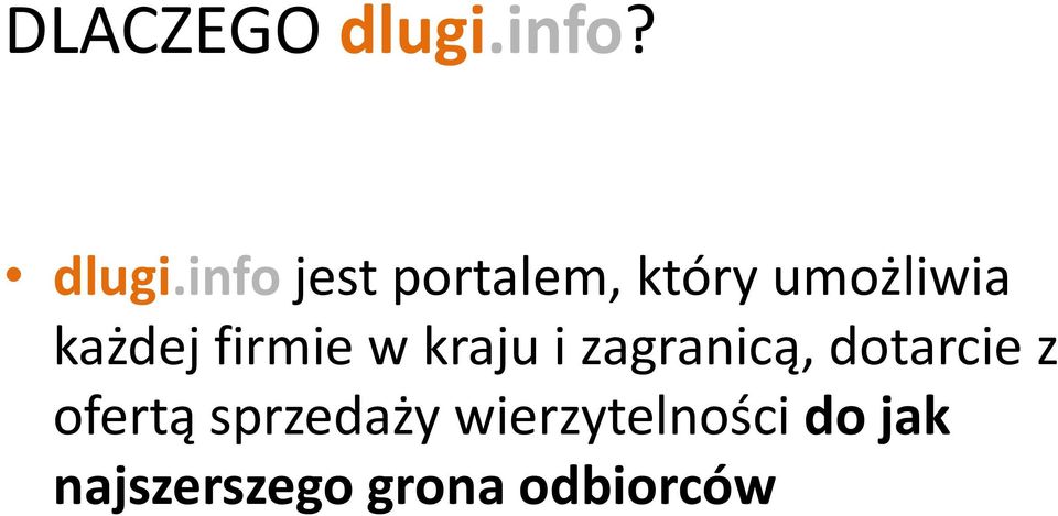 info jest portalem, który umożliwia każdej