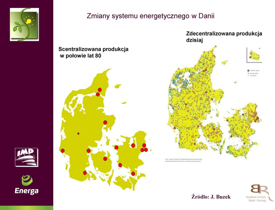 połowie lat 80 Zdecentralizowana