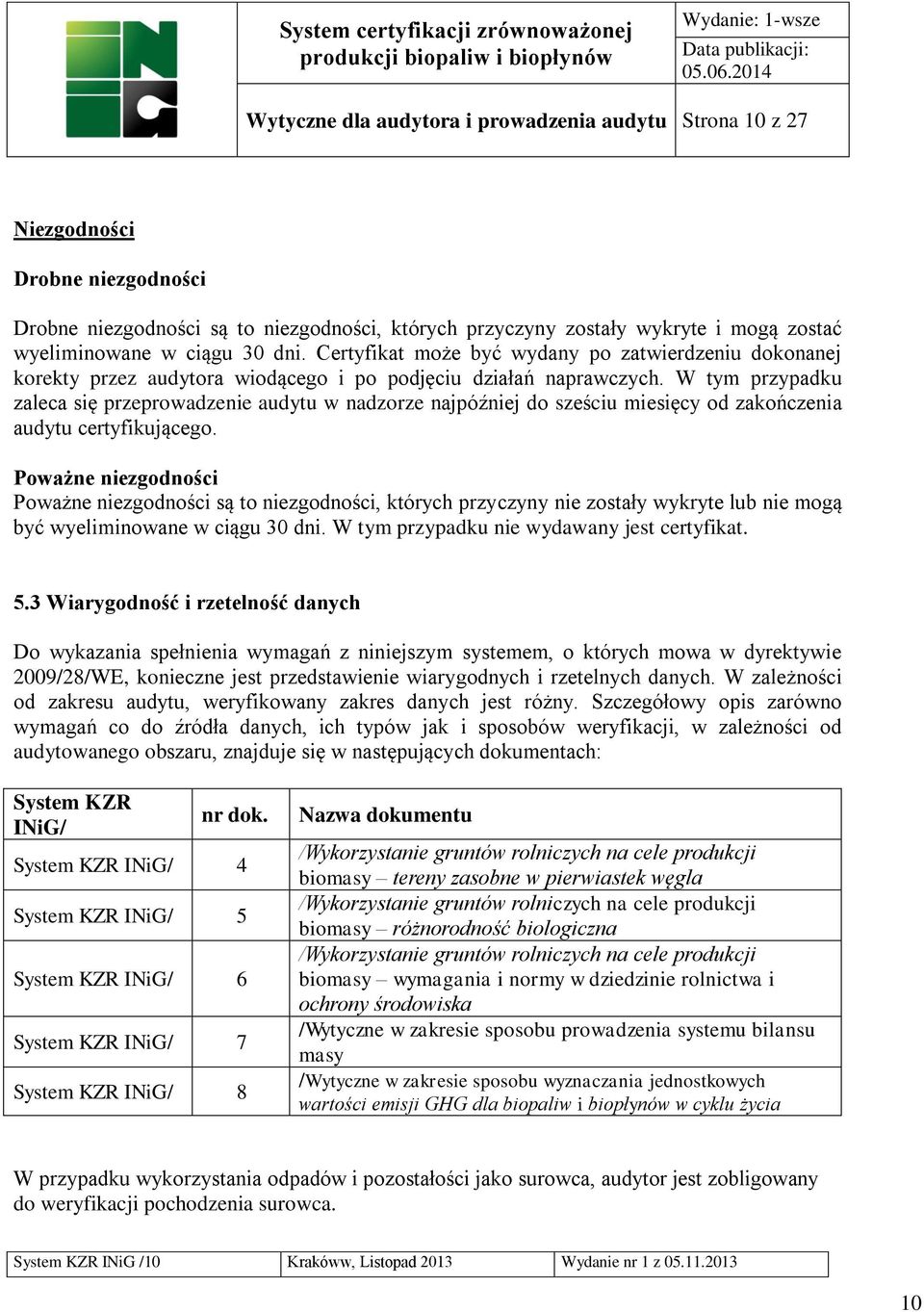 W tym przypadku zaleca się przeprowadzenie audytu w nadzorze najpóźniej do sześciu miesięcy od zakończenia audytu certyfikującego.