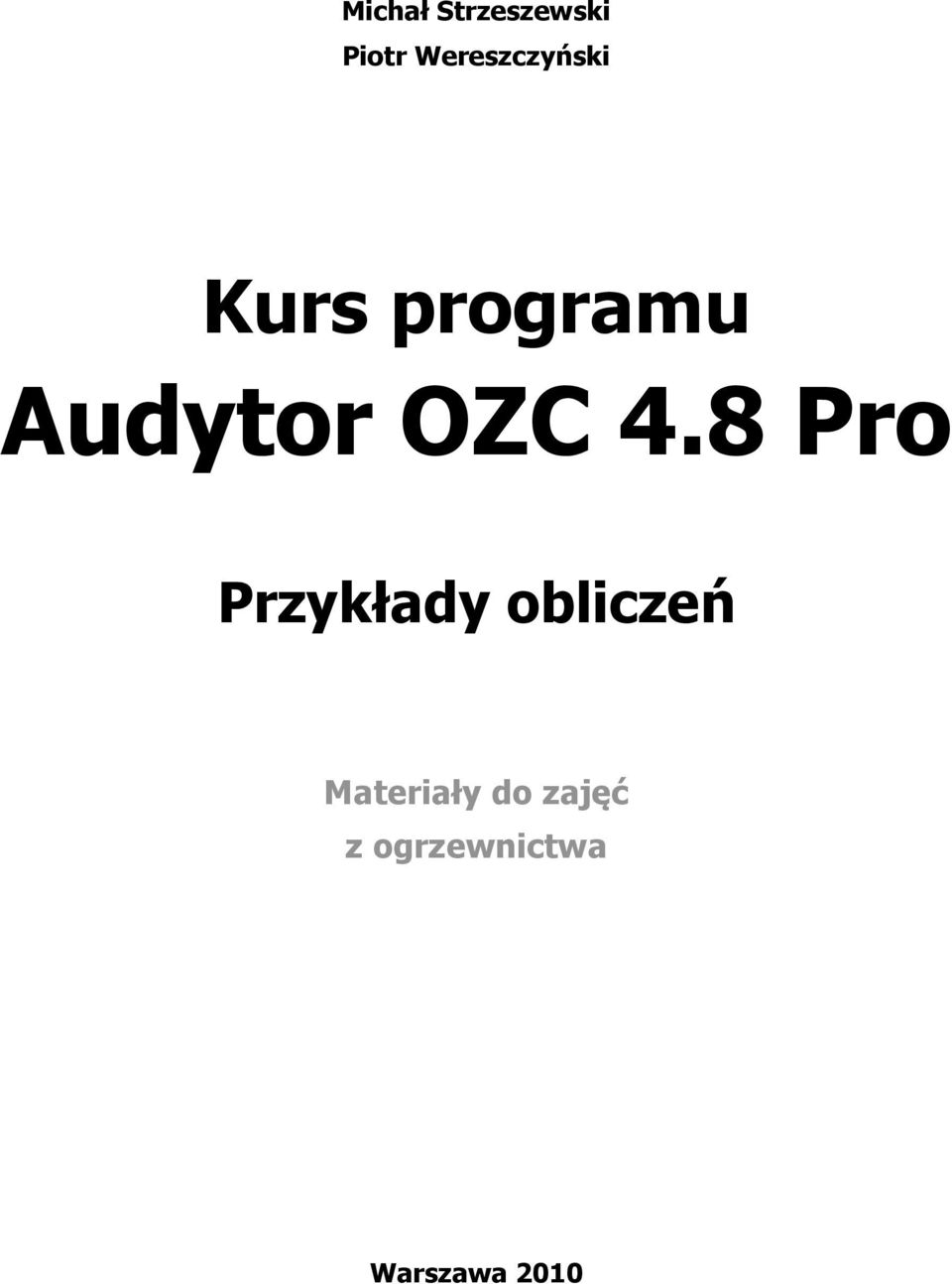 Audytor OZC 4.