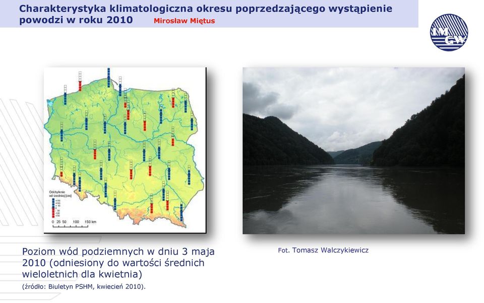 maja 2010 (odniesiony do wartości średnich wieloletnich dla