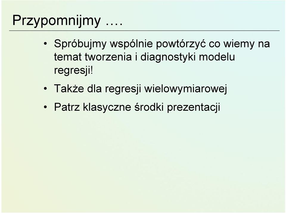 temat tworzenia i diagnostyki modelu