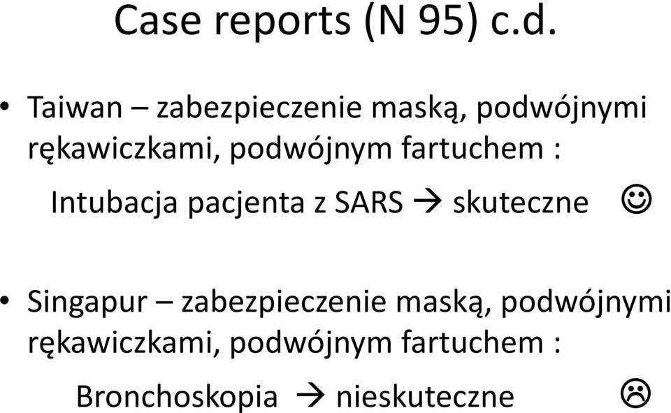 podwójnym fartuchem : Intubacja pacjenta z SARS skuteczne