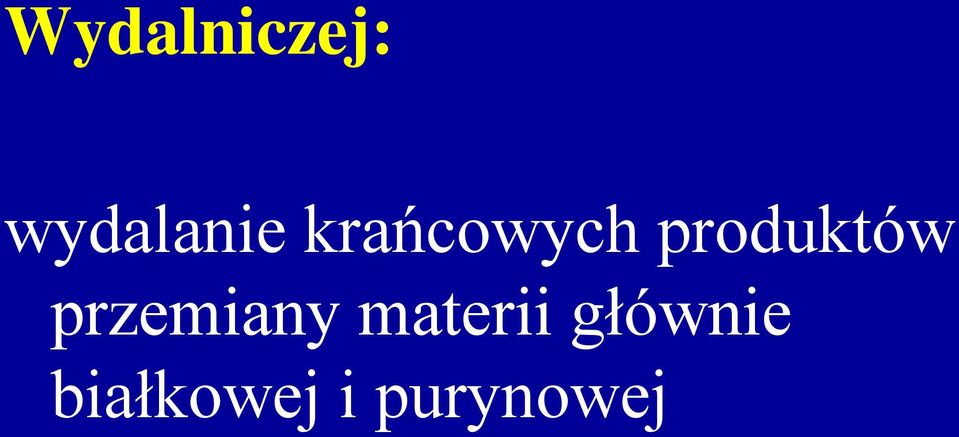 przemiany materii