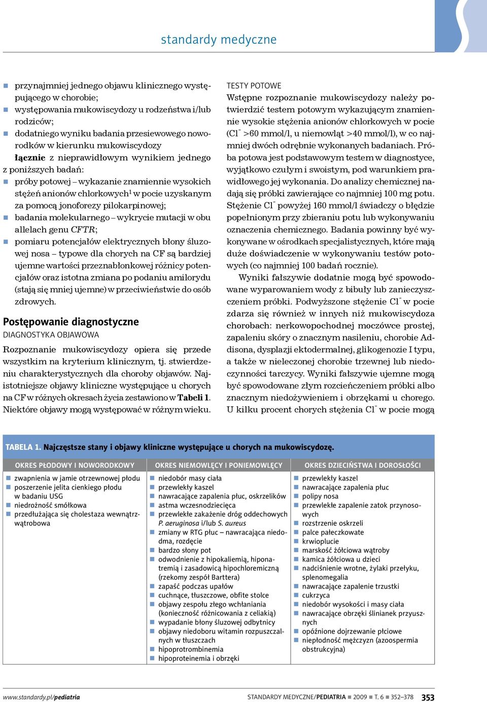 pilokarpinowej; n badania molekularnego wykrycie mutacji w obu allelach genu CFTR; n pomiaru potencjałów elektrycznych błony śluzowej nosa typowe dla chorych na CF są bardziej ujemne wartości