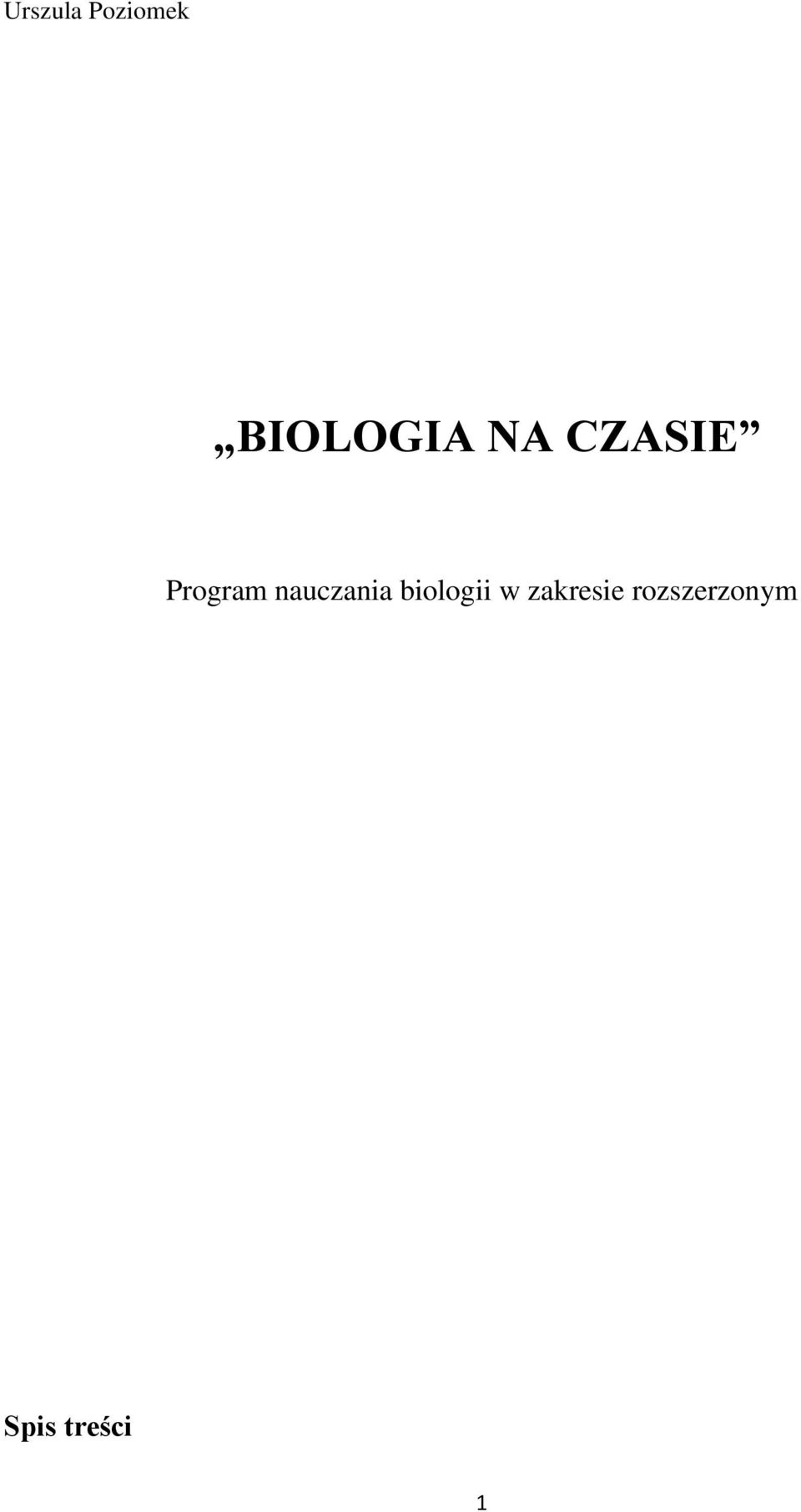 Program nauczania