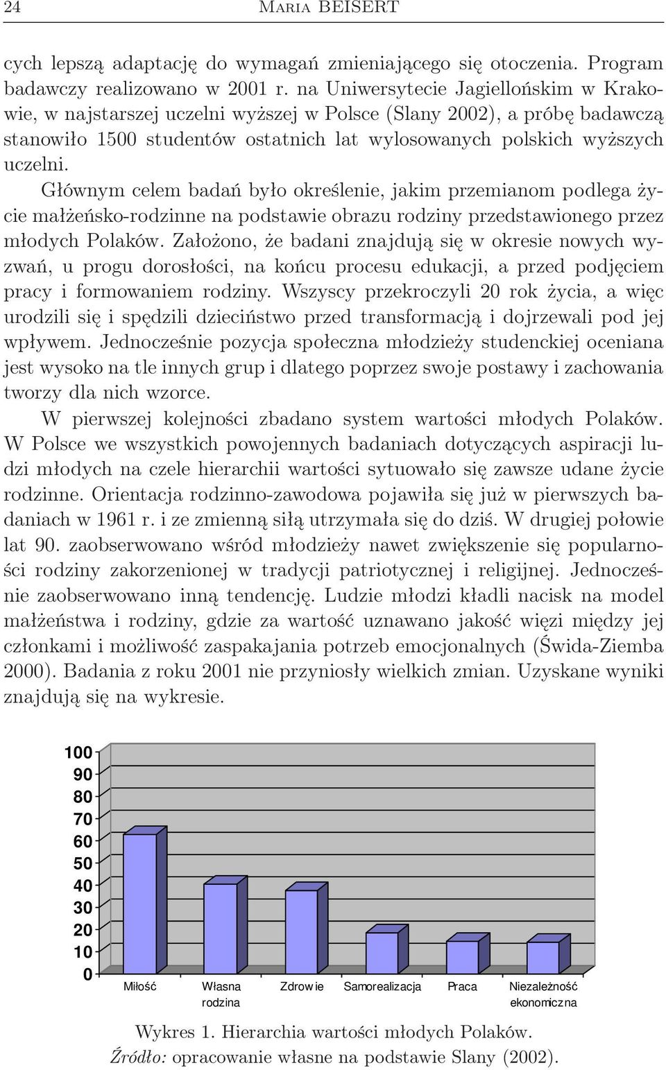 Głównym celem badań było określenie, jakim przemianom podlega życie małżeńsko-rodzinne na podstawie obrazu rodziny przedstawionego przez młodych Polaków.