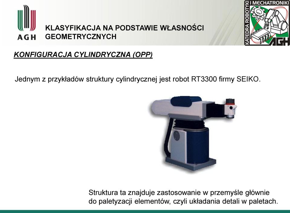 robot RT3300 firmy SEIKO.