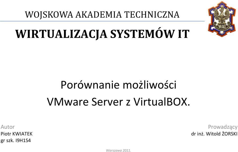 Server z VirtualBOX.