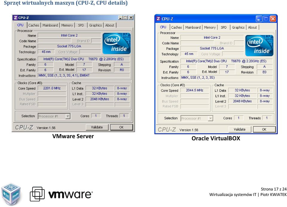 details) VMware Server