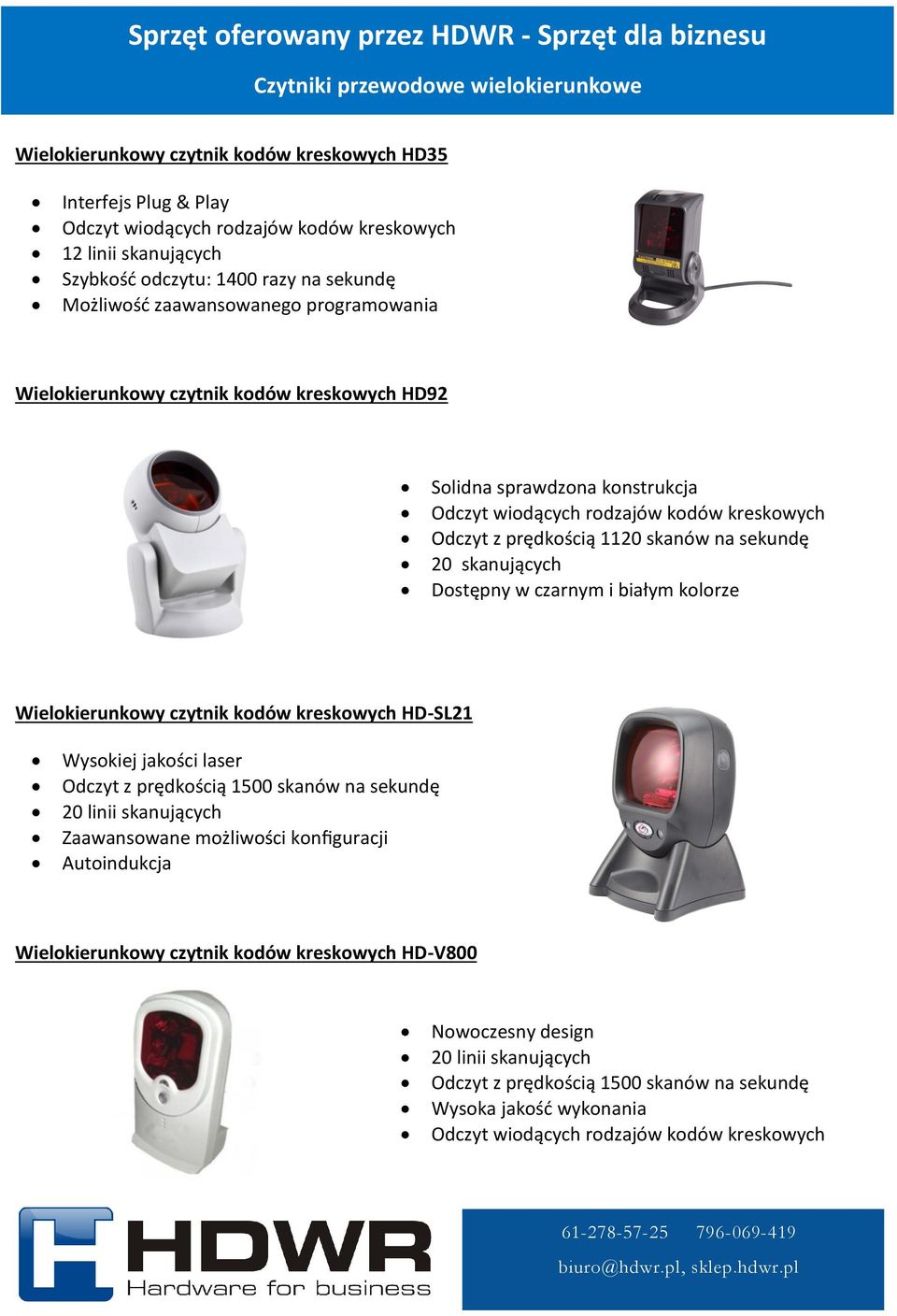 białym kolorze Wielokierunkowy czytnik kodów kreskowych HD-SL21 Wysokiej jakości laser Odczyt z prędkością 1500 skanów na sekundę 20 linii skanujących