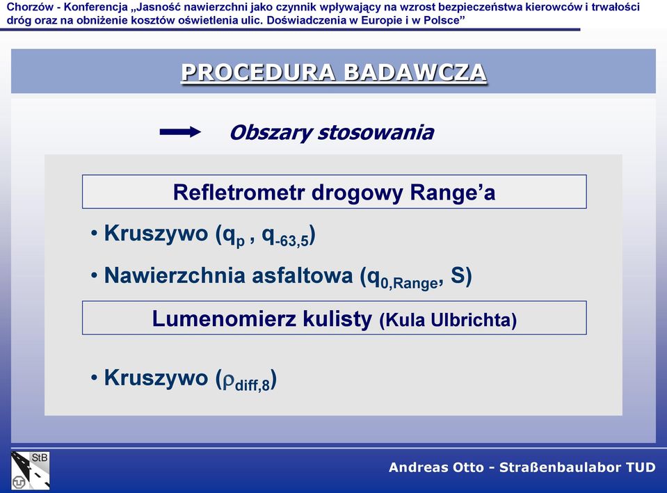 -63,5 ) Nawierzchnia asfaltowa (q 0,Range, S)