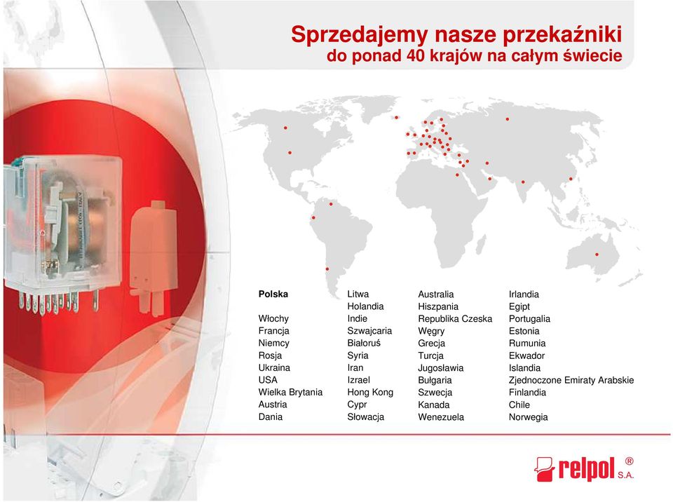 Słowacja Australia Hiszpania Republika Czeska Węgry Grecja Turcja Jugosławia Bułgaria Szwecja Kanada