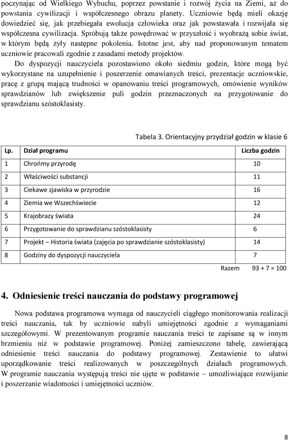 Spróbują także powędrować w przyszłość i wyobrażą sobie świat, w którym będą żyły następne pokolenia.