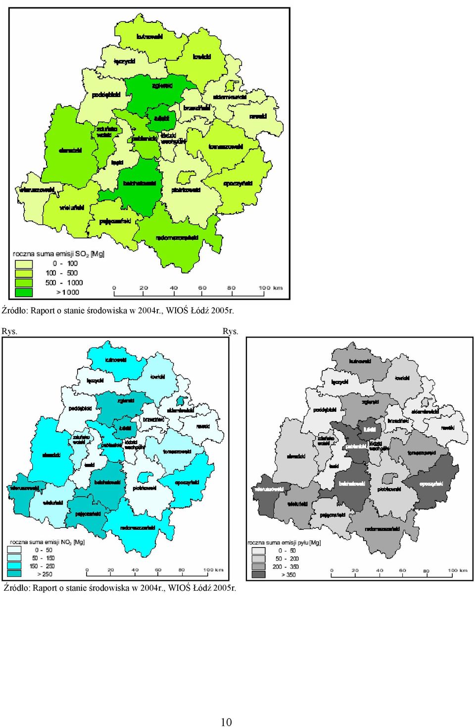 , WIOŚ Łódź 2005r. Rys.
