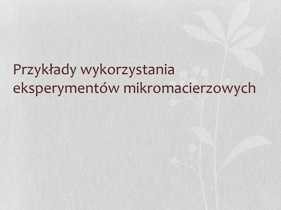 eksperymentów