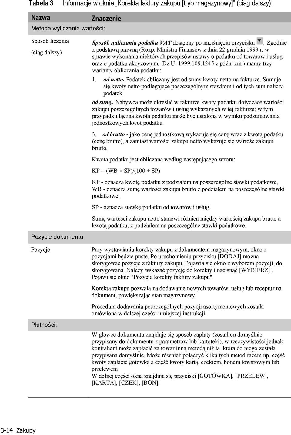 w sprawie wykonania niektórych przepisów ustawy o podatku od towarów i usług oraz o podatku akcyzowym. Dz.U. 1999.109.1245 z późn. zm.) mamy trzy warianty obliczania podatku: 1. od netto.