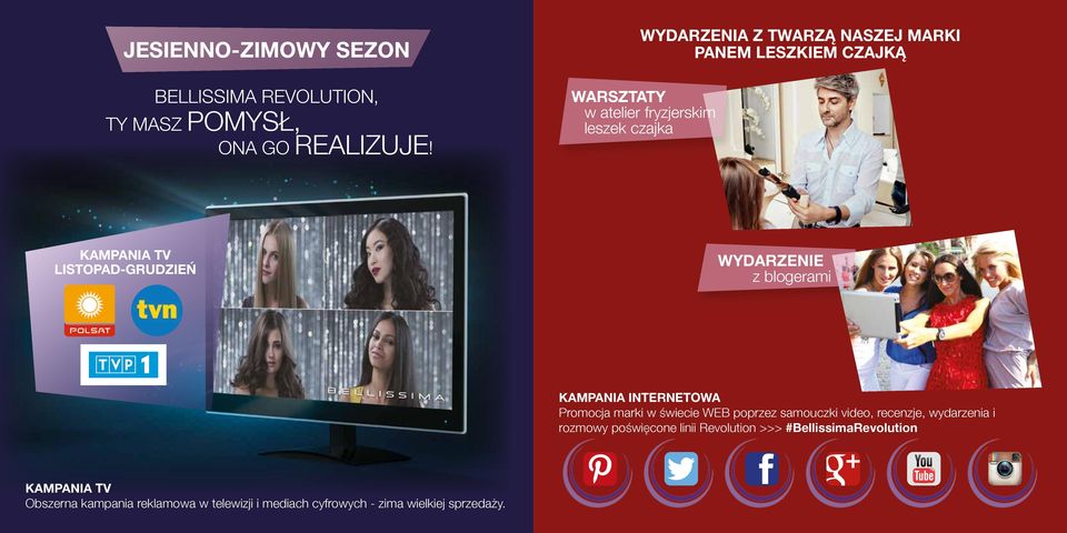 LISTOPAD-GRUDZIEŃ WYDARZENIE z blogerami KAMPANIA INTERNETOWA Promocja marki w świecie WEB poprzez samouczki video,