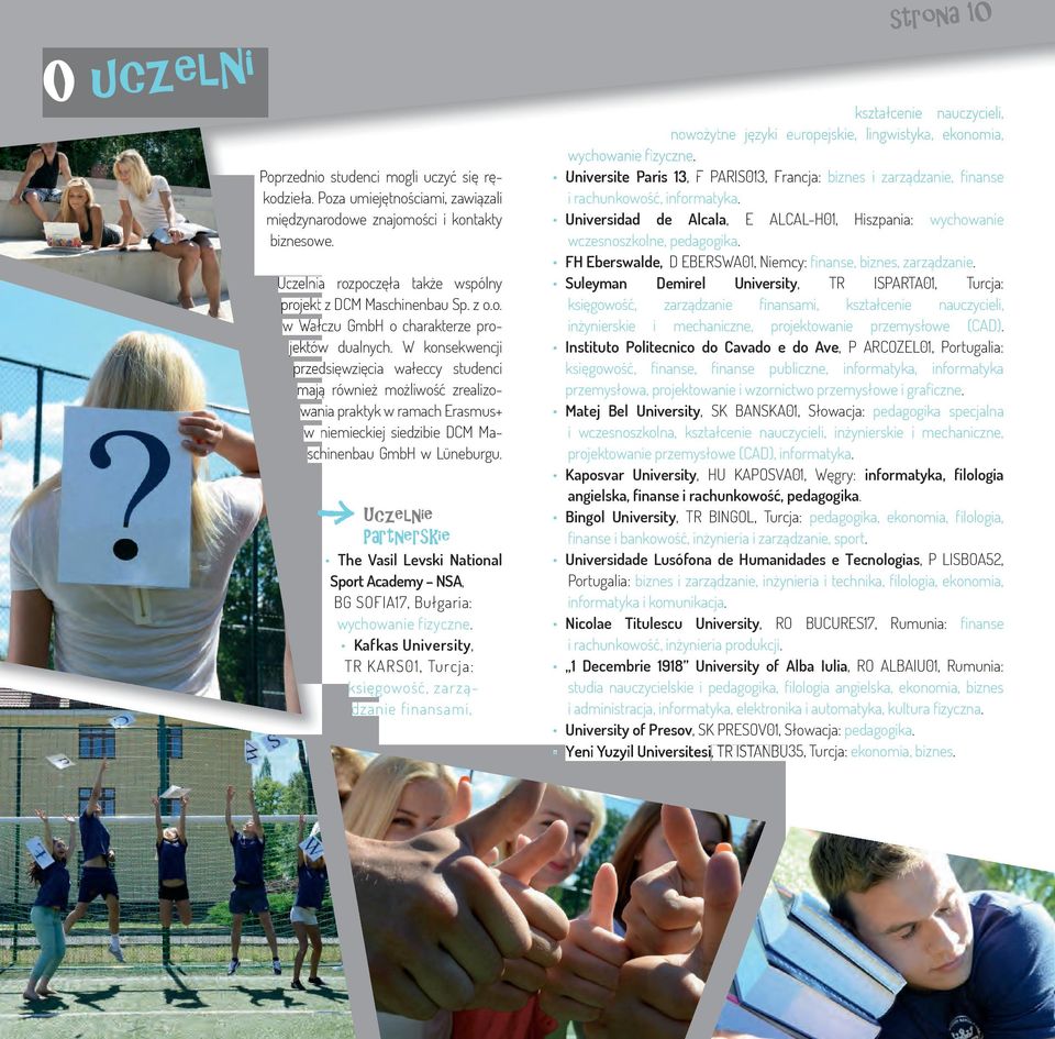 Uczelnie Partnerskie The Vasil Levski National Sport Academy NSA, BG SOFIA17, Bułgaria: wychowanie fizyczne.