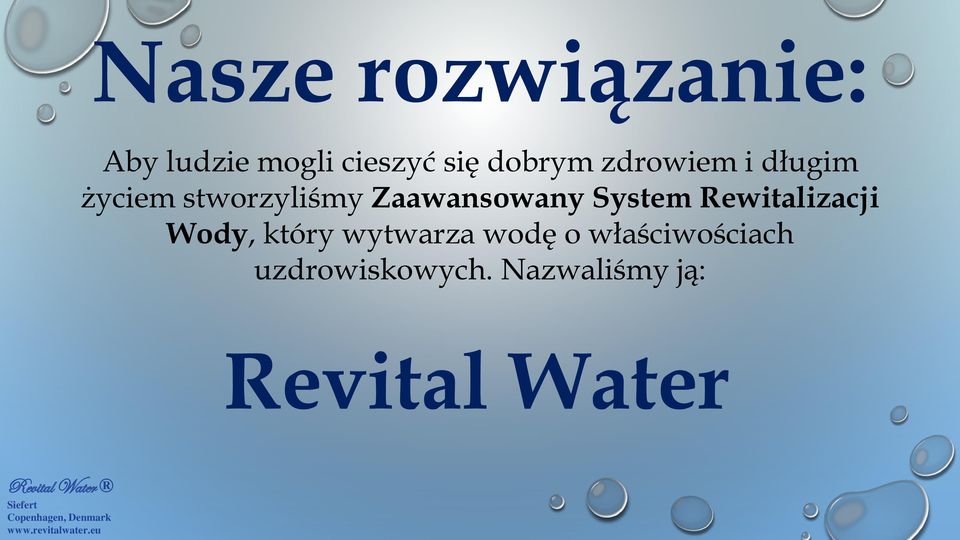 Zaawansowany System Rewitalizacji Wody, który