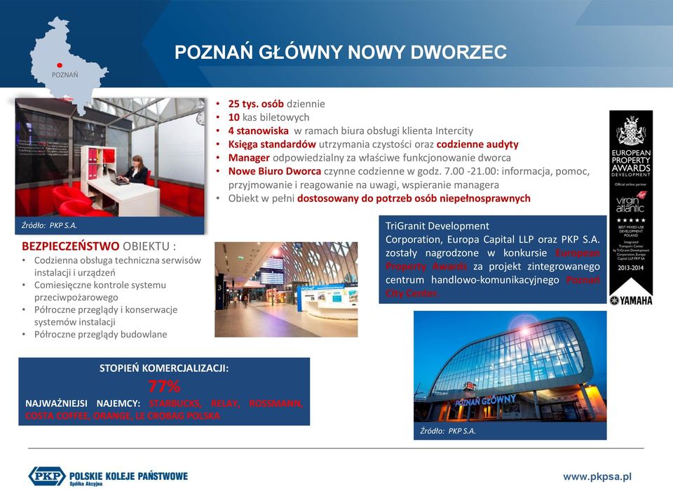 dworca Nowe Biuro Dworca czynne codzienne w godz. 7.00-21.