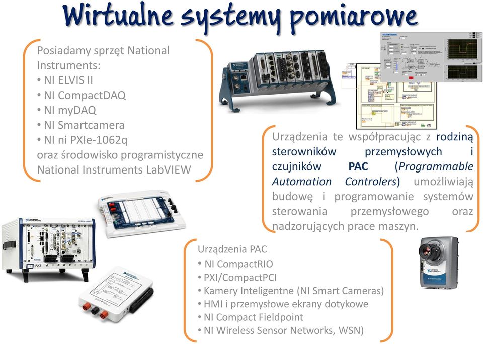 (Programmable Automation Controlers) umożliwiają budowę i programowanie systemów sterowania przemysłowego oraz nadzorujących prace maszyn.