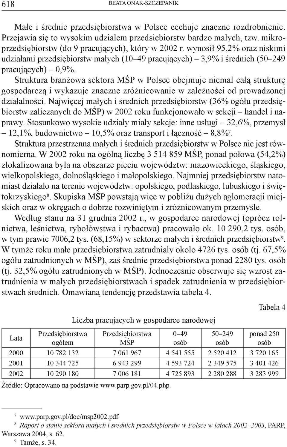 Struktura branżowa sektora MŚP w Polsce obejmuje niemal całą strukturę gospodarczą i wykazuje znaczne zróżnicowanie w zależności od prowadzonej działalności.