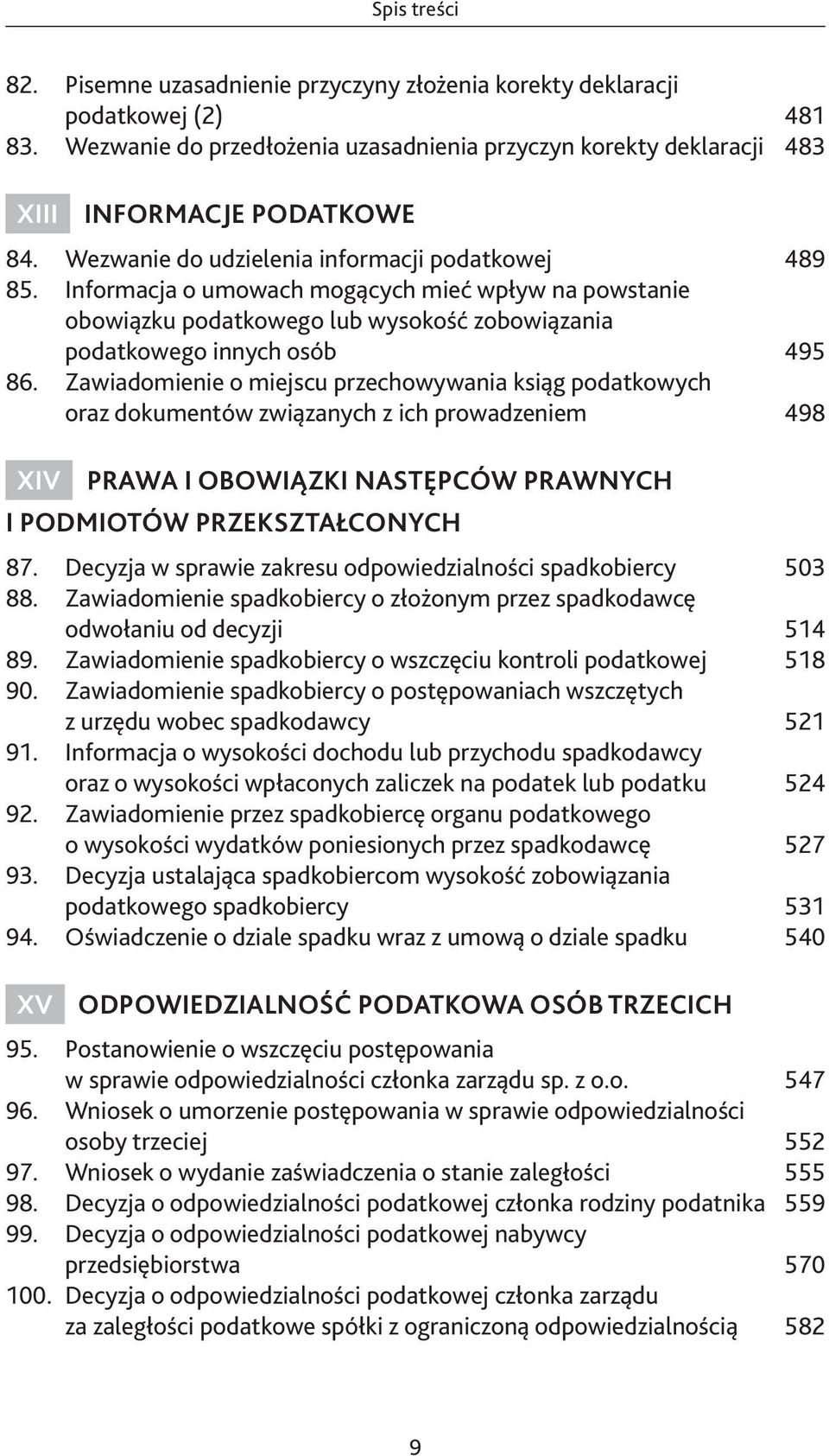 Informacja o umowach mogących mieć wpływ na powstanie obowiązku podatkowego lub wysokość zobowiązania podatkowego innych osób 495 86.