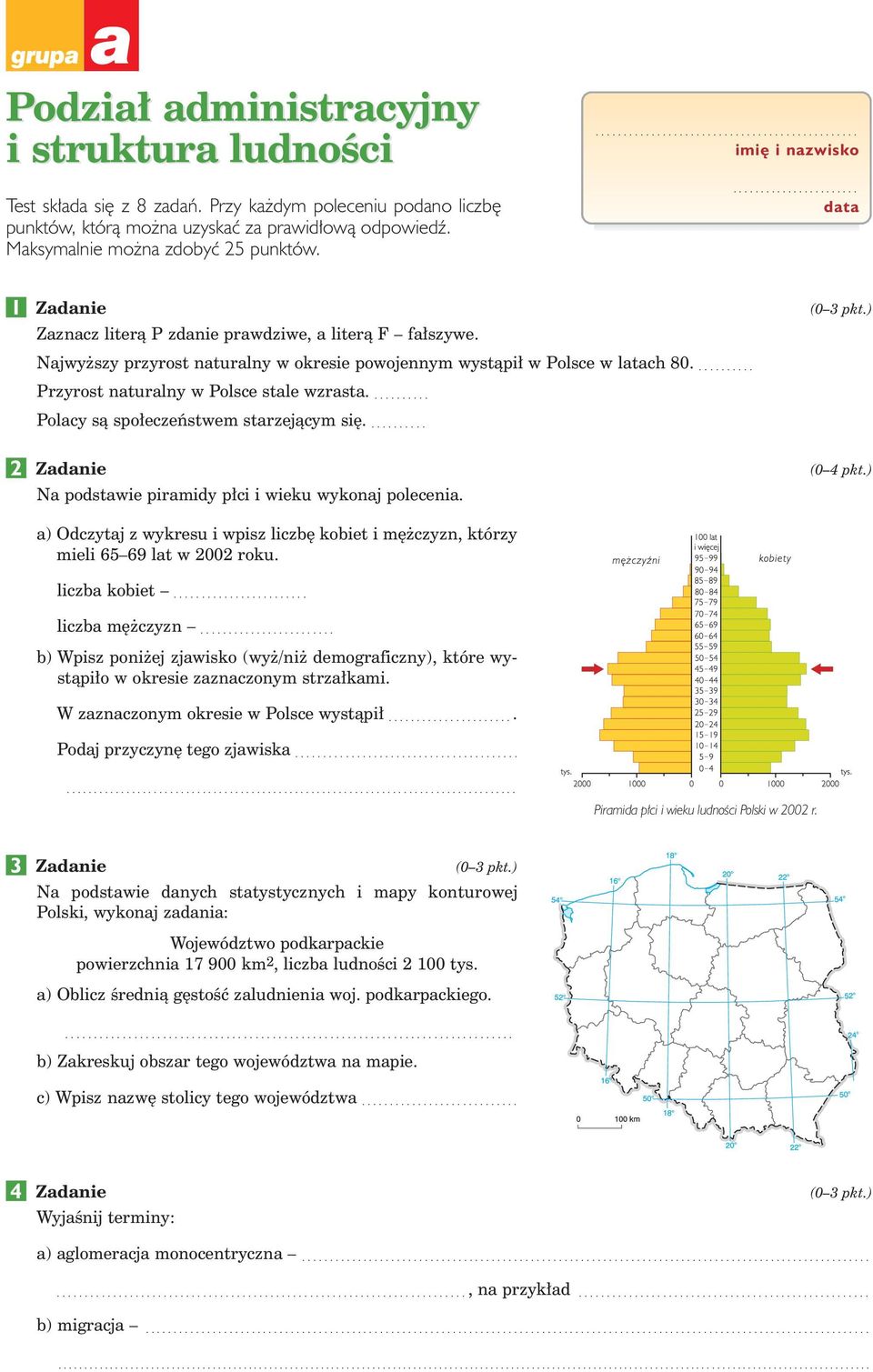 Najwy szy przyrost naturalny w okresie powojennym wystàpi w Polsce w latach 80.... Przyrost naturalny w Polsce stale wzrasta.... Polacy sà spo eczeƒstwem starzejàcym si.