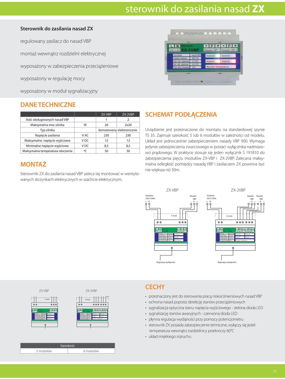 zasilania V AC 230 230 Maksymalne.