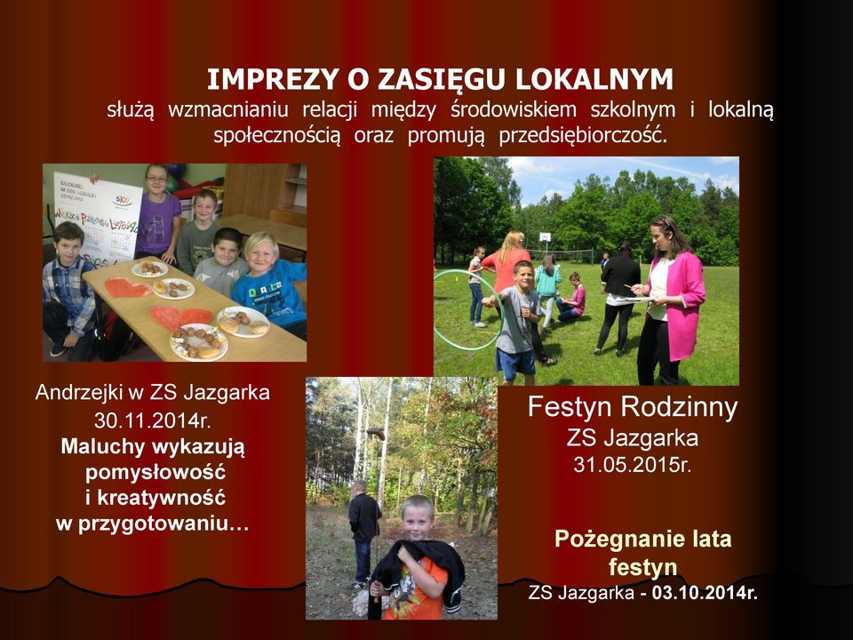 Andrzejki w ZS Jazgarka 30.11.2014r.