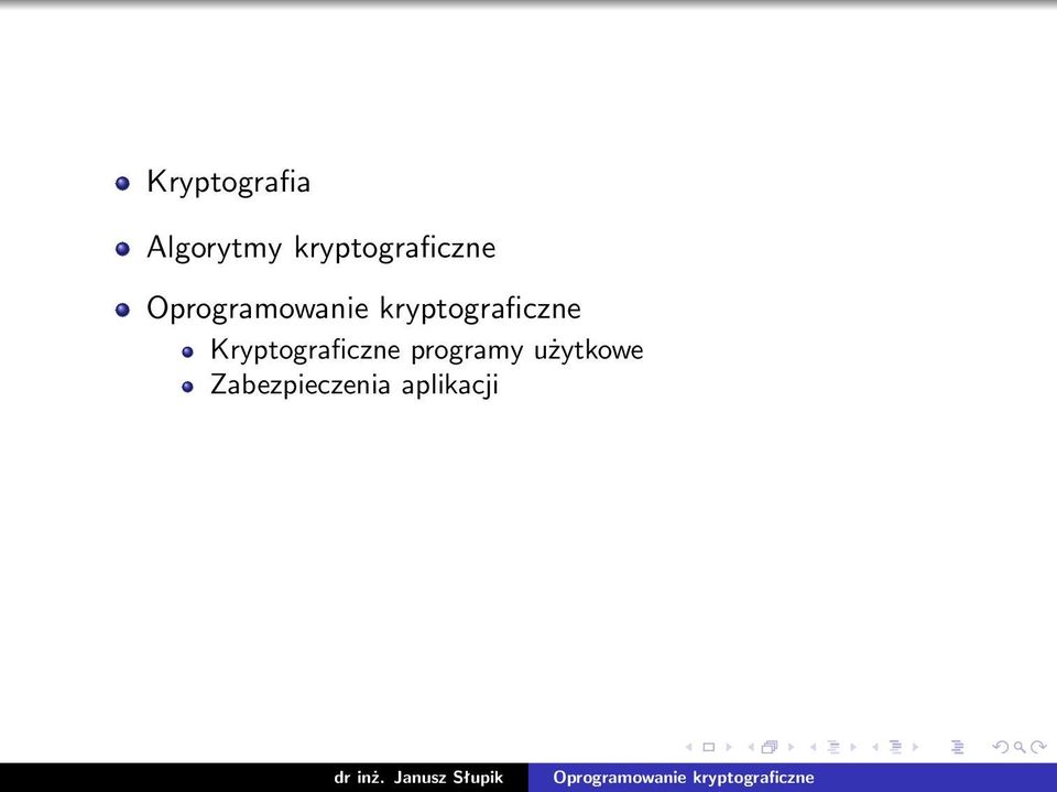 Kryptograficzne programy