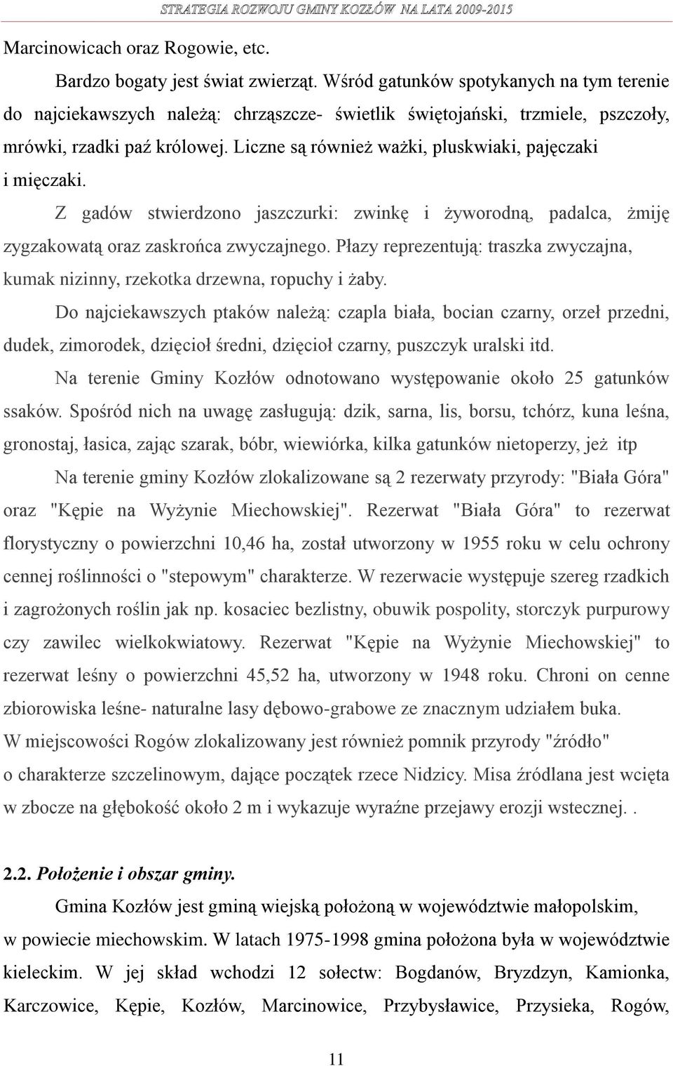 Liczne są również ważki, pluskwiaki, pajęczaki i mięczaki. Z gadów stwierdzono jaszczurki: zwinkę i żyworodną, padalca, żmiję zygzakowatą oraz zaskrońca zwyczajnego.