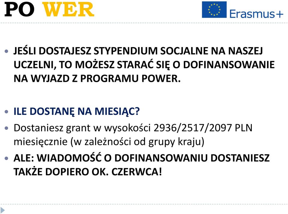 ILE DOSTANĘ NA MIESIĄC?