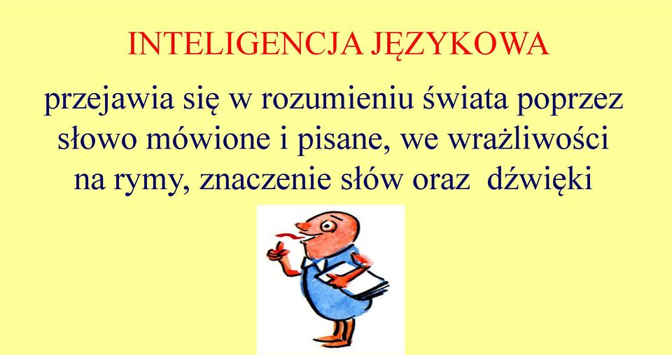 słowo mówione i pisane, we