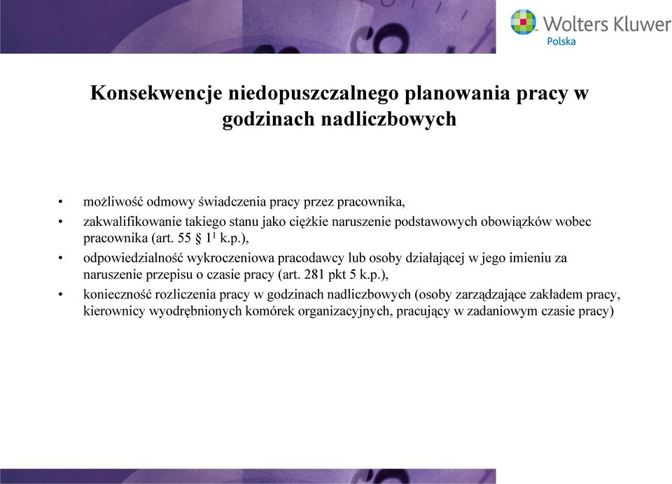 dstawowych obowiązków wobec pr