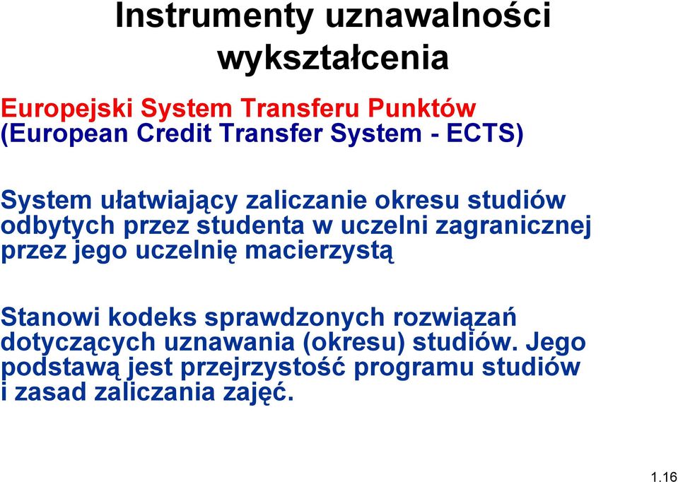 uczelni zagranicznej przez jego uczelnię macierzystą Stanowi kodeks sprawdzonych rozwiązań