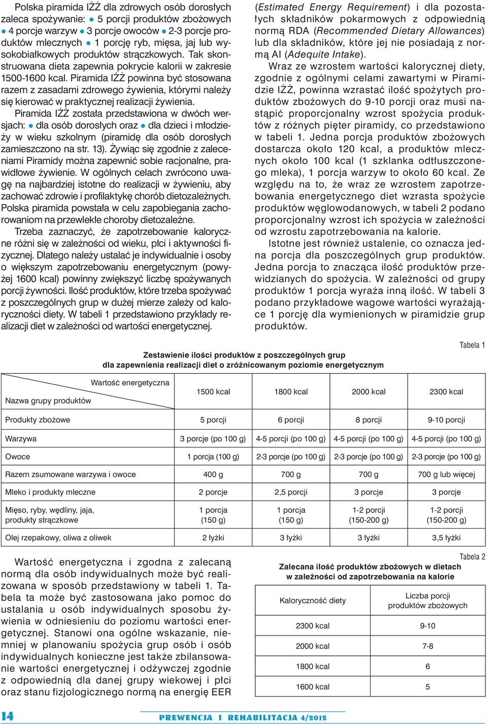 Piramida IŻŻ powinna być stosowana razem z zasadami zdrowego żywienia, którymi należy się kierować w praktycznej realizacji żywienia.