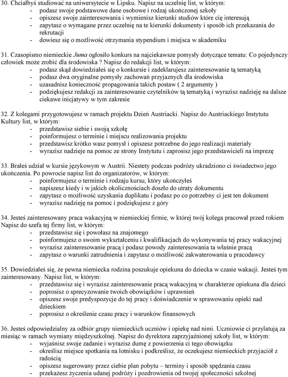 wymagane przez uczelnię na te kierunki dokumenty i sposób ich przekazania do rekrutacji - dowiesz się o możliwość otrzymania stypendium i miejsca w akademiku 31.