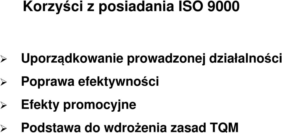 działalności Poprawa efektywności