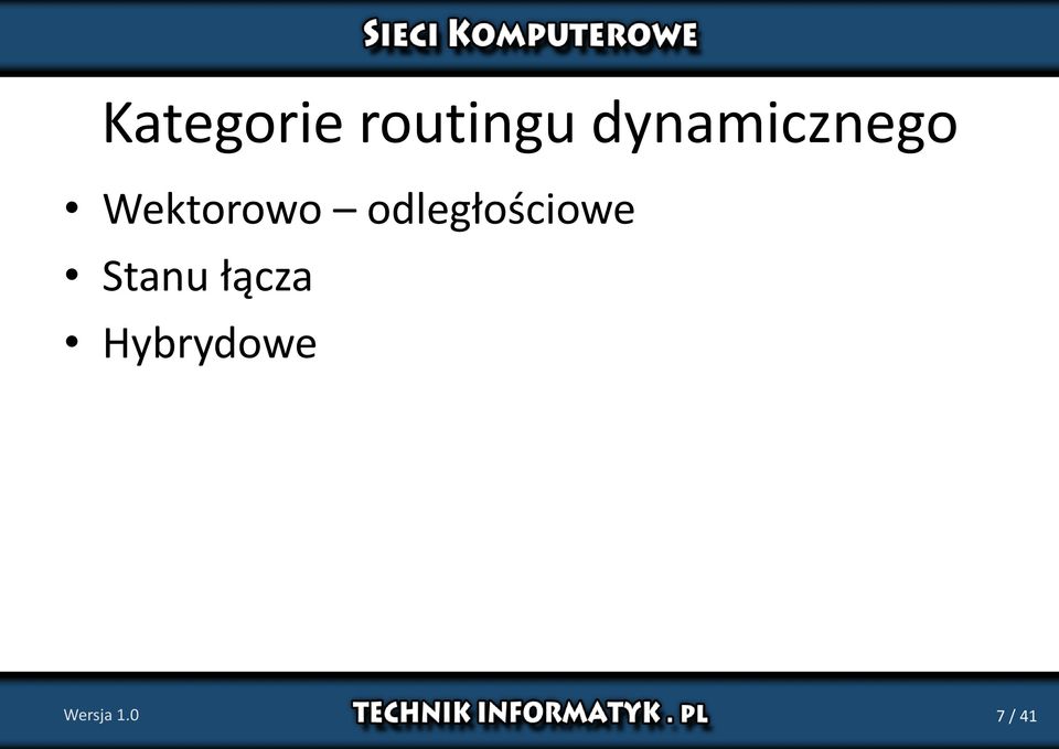 odległościowe Stanu