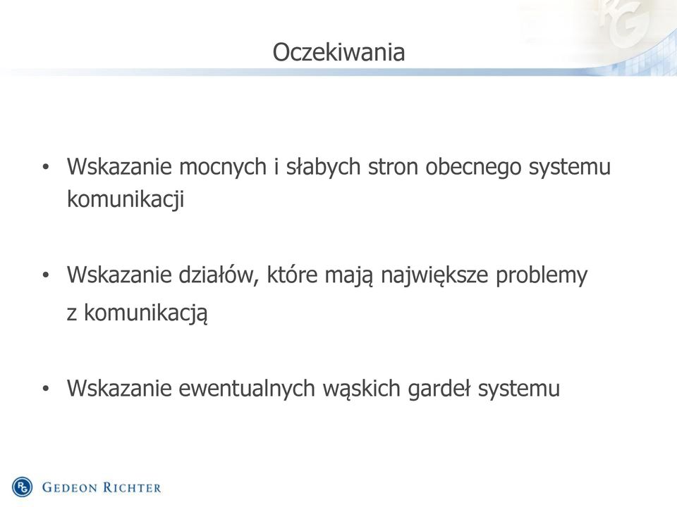 działów, które mają największe problemy z