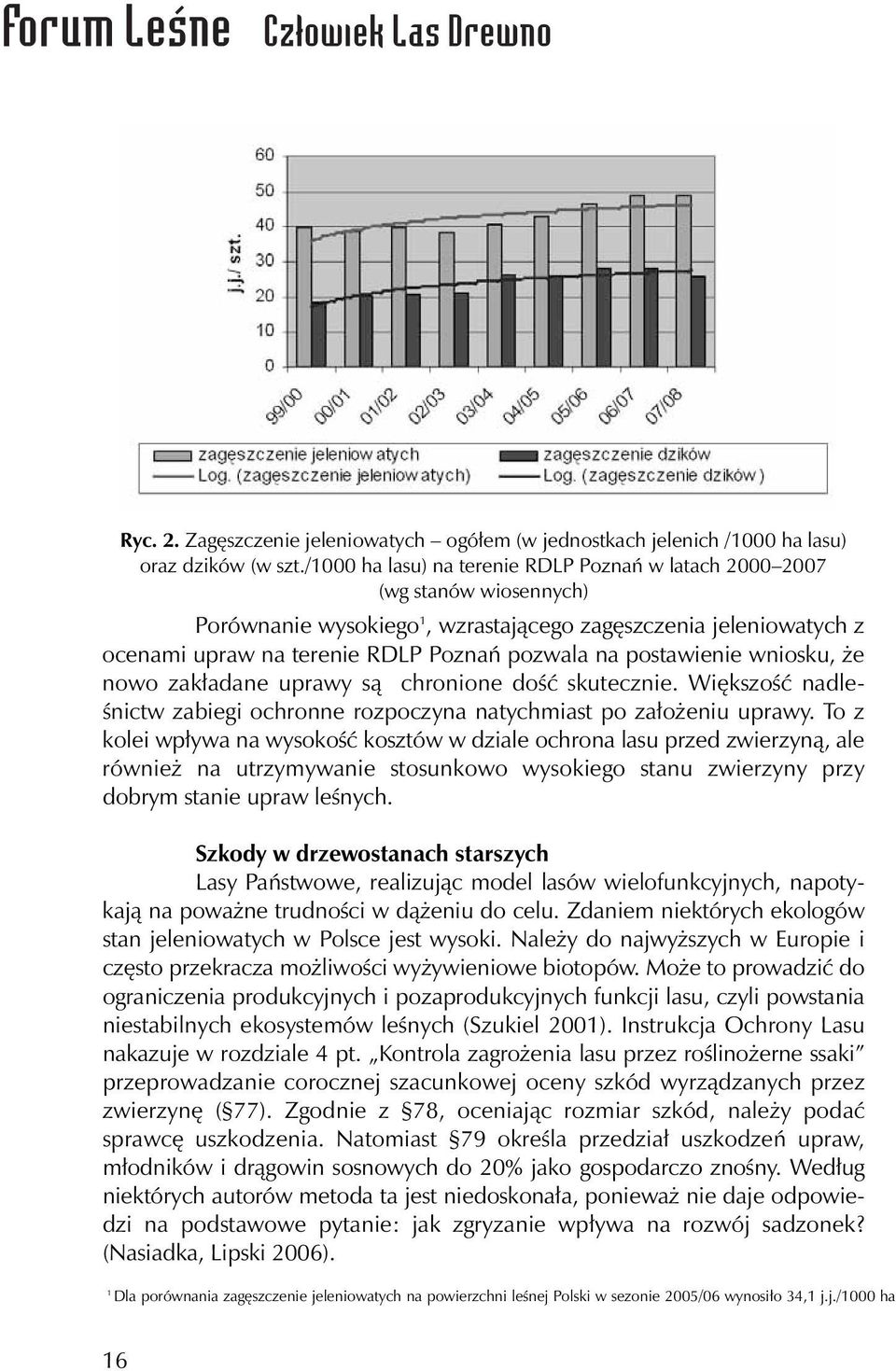 postawienie wniosku, że nowo zakładane uprawy są chronione dość skutecznie. Większość nadleśnictw zabiegi ochronne rozpoczyna natychmiast po założeniu uprawy.