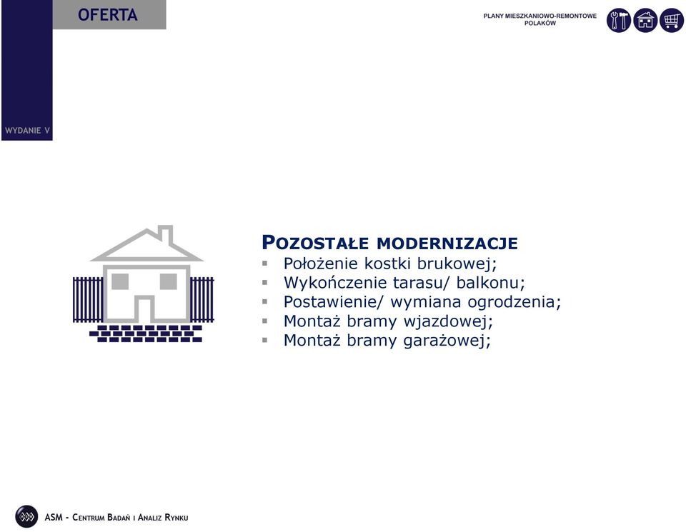 Postawienie/ wymiana ogrodzenia; Montaż