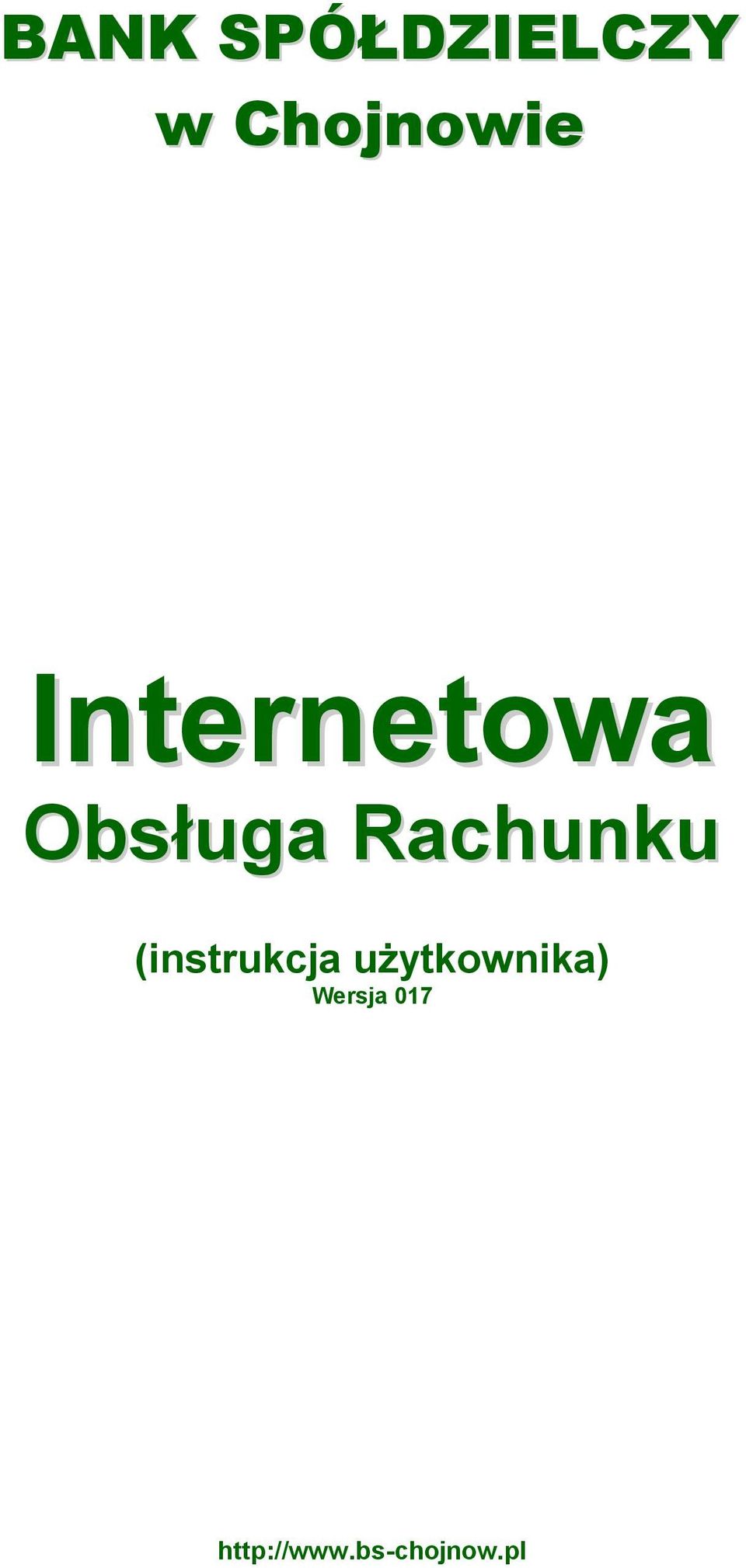 (instrukcja użytkownika)