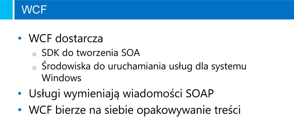 systemu Windows Usługi wymieniają