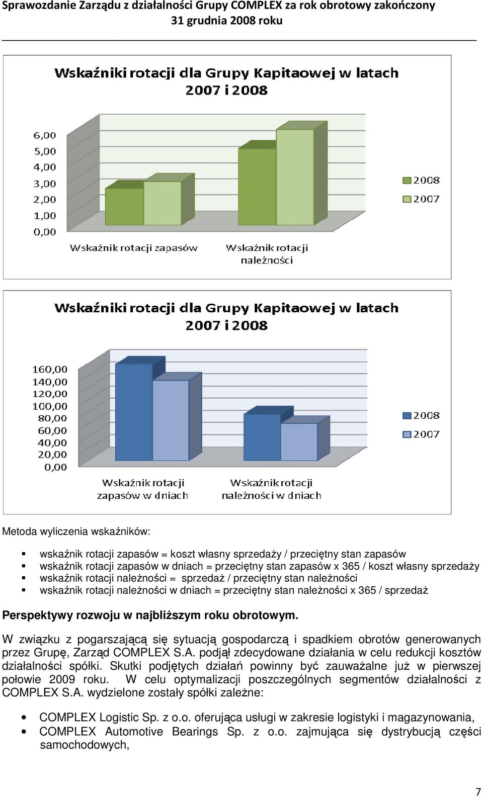 W związku z pogarszającą się sytuacją gospodarczą i spadkiem obrotów generowanych przez Grupę, Zarząd COMPLEX S.A. podjął zdecydowane działania w celu redukcji kosztów działalności spółki.