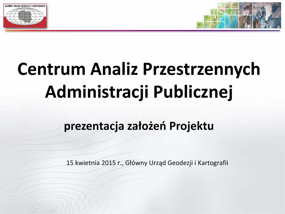 prezentacja założeń Projektu 15