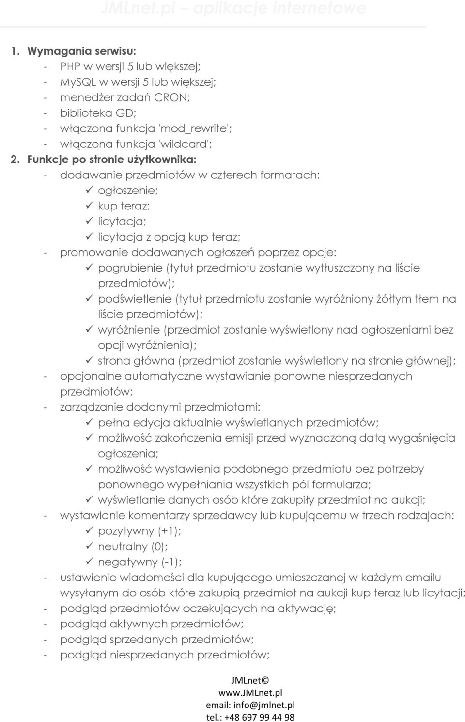 pogrubienie (tytuł przedmiotu zostanie wytłuszczony na liście przedmiotów); podświetlenie (tytuł przedmiotu zostanie wyróżniony żółtym tłem na liście przedmiotów); wyróżnienie (przedmiot zostanie