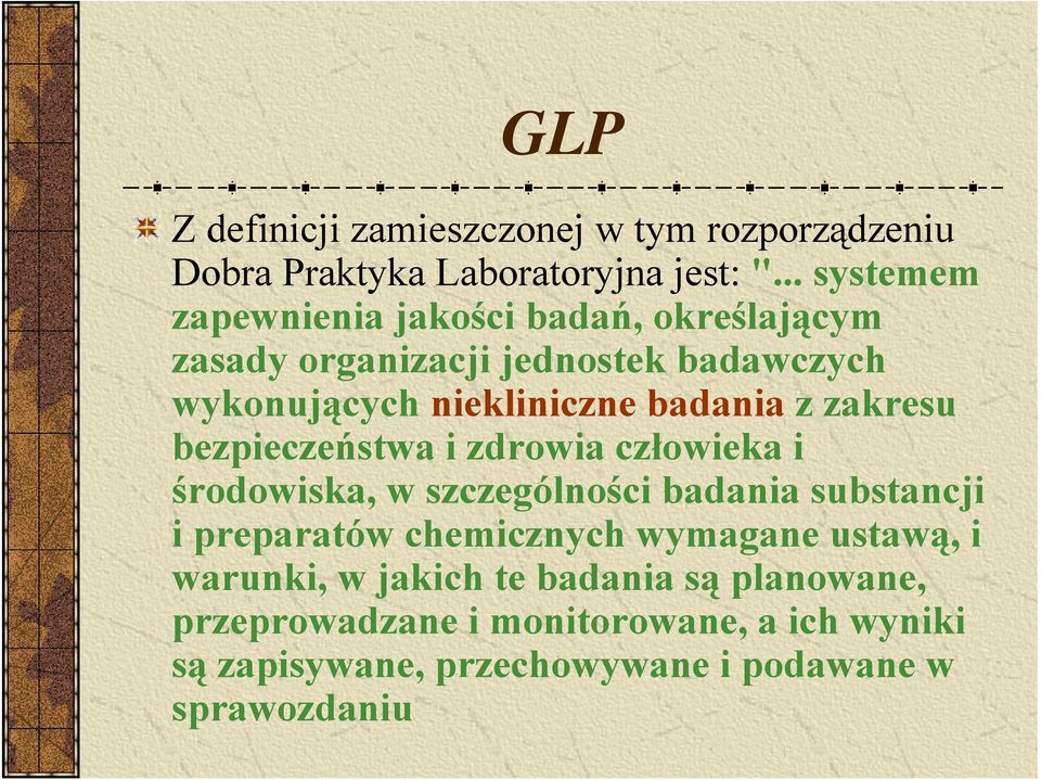 badania z zakresu bezpieczeństwa i zdrowia człowieka i środowiska, w szczególności badania substancji i preparatów